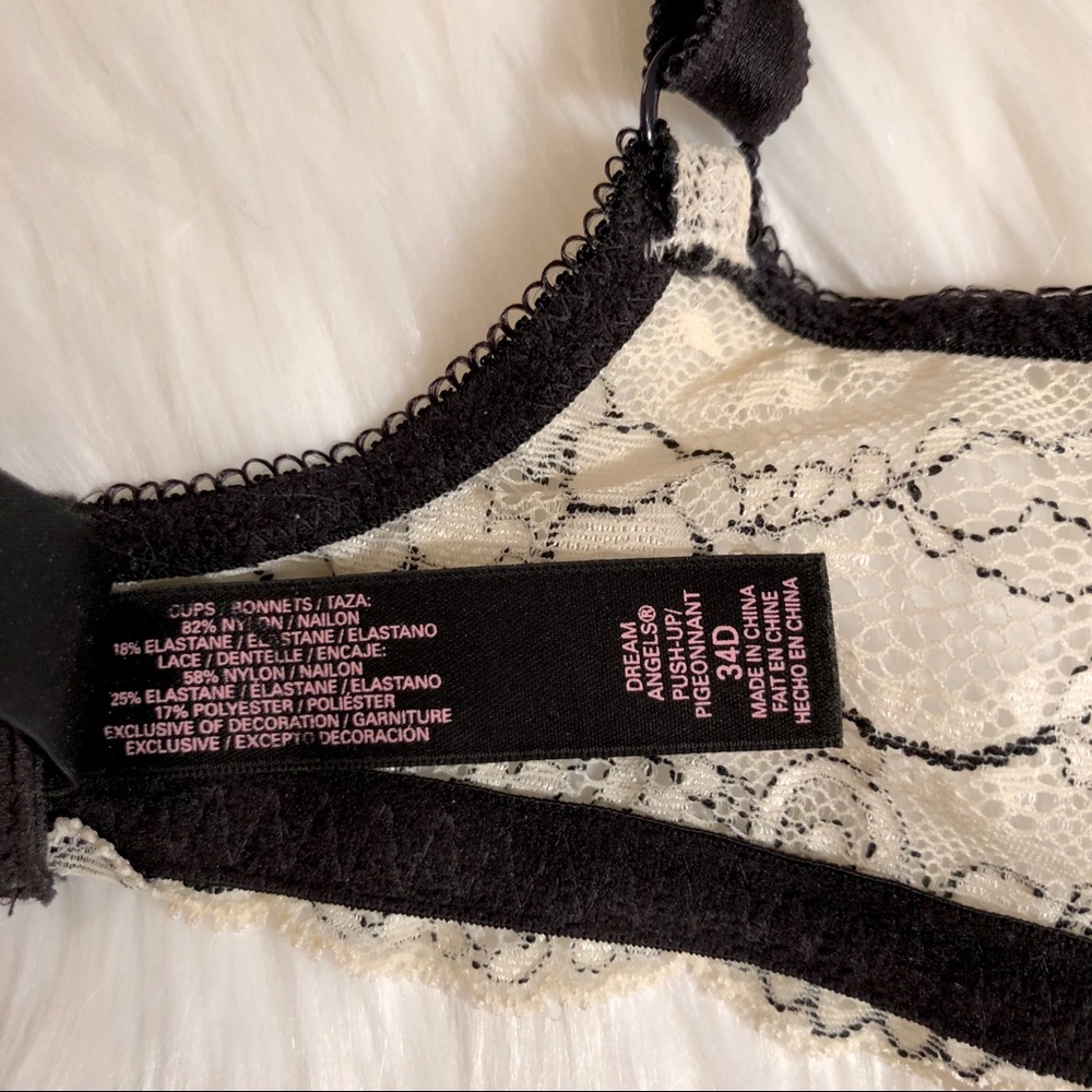 { Victoria’s Secret } : White Lace Dream Angels Push-up Bra - Picture 7 of 8